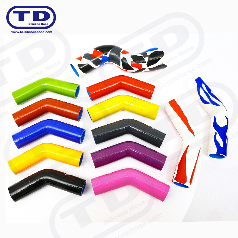 Silicone 45 ° Mangueira