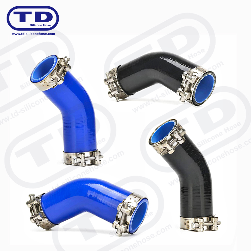 Silicone 45 ° Mangueira