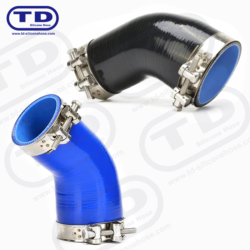 Silicone 45 ° Redutor mangueira