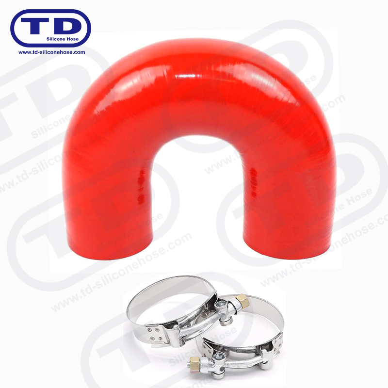 Silicone 180 ° Mangueira de cotovelo (mangueira de forma de U)