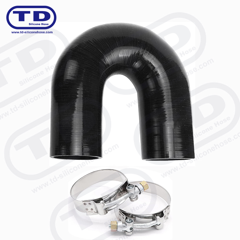 Silicone 180 ° Mangueira de cotovelo (mangueira de forma de U)