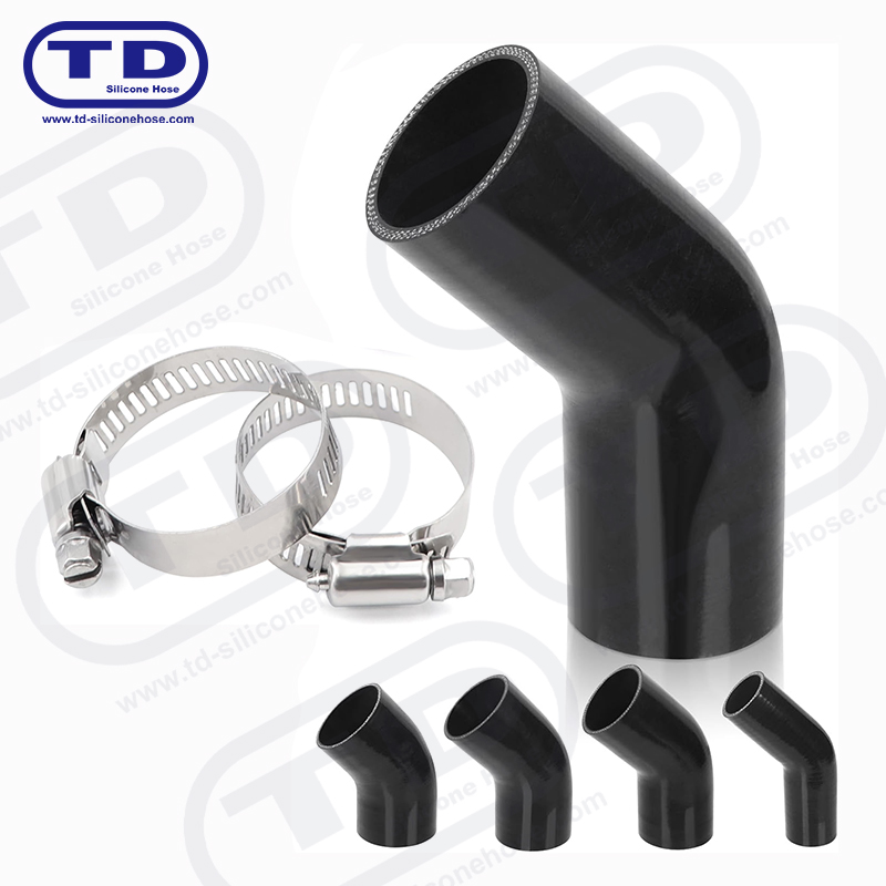 Silicone 45 ° Mangueira