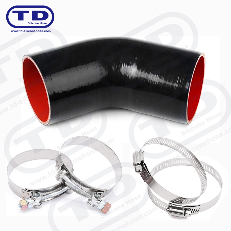Silicone 45 ° Mangueira