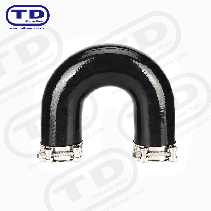 Silicone 180 ° Mangueira de cotovelo (mangueira de forma de U)