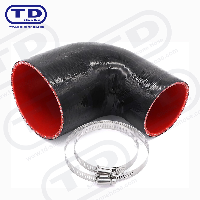Mangueira redutora de silicone 90 °