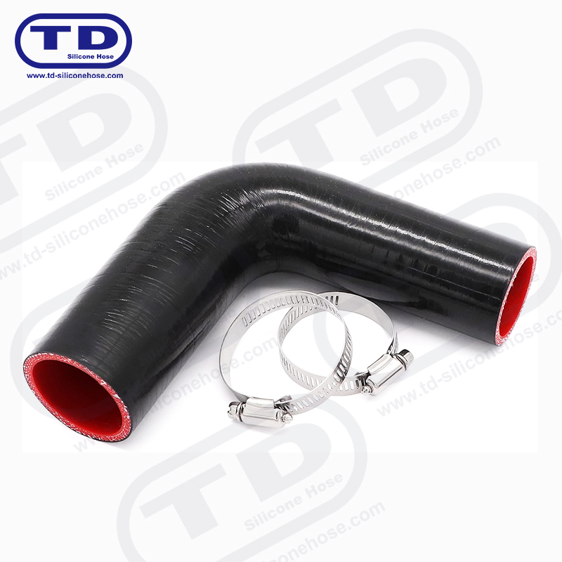 Mangueira redutora de silicone 90 °