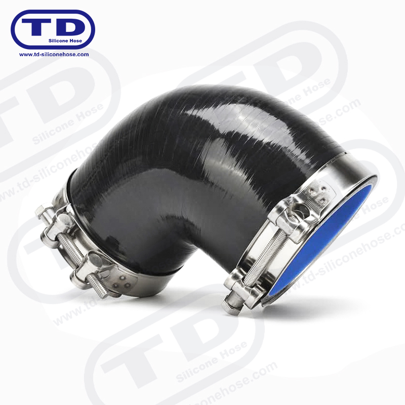 Mangueira redutora de silicone 90 °