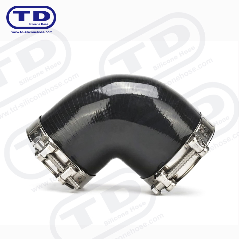 Mangueira redutora de silicone 90 °