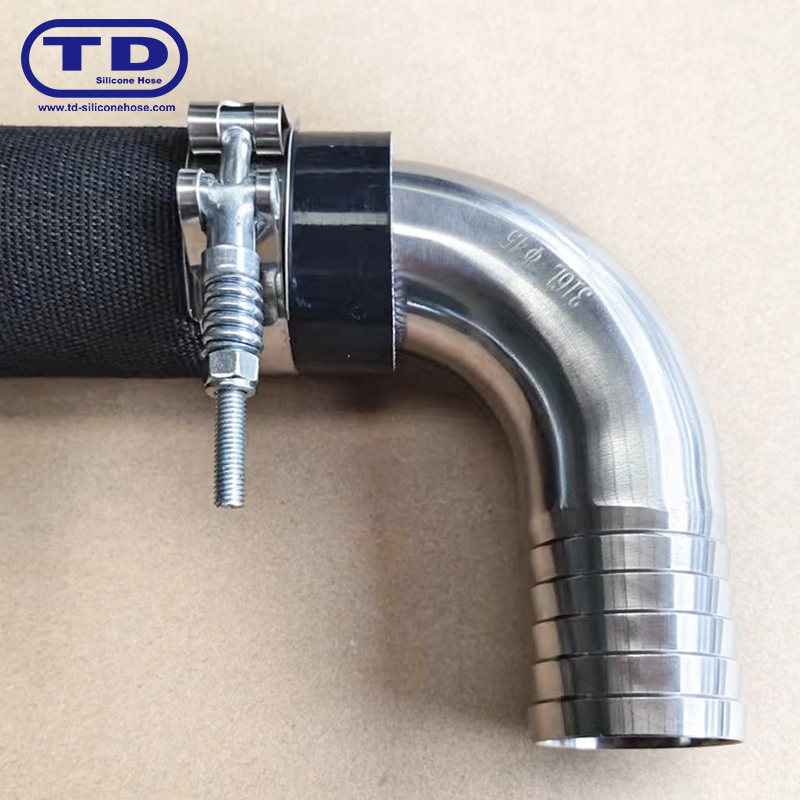 Mangueira de silicone reforçada com mola BLAMP